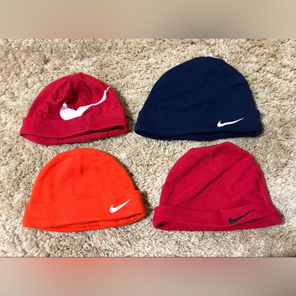 Set of 4 Nike Newborn Hats